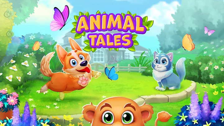 Animal Tales: Fun Match 3 Game截图2