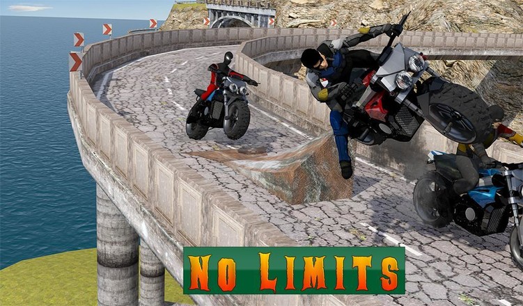 超级摩托车英雄：极限特技自行车赛车3D截图5