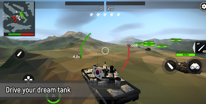 Poly Tank 2: Battle Sandbox截图1
