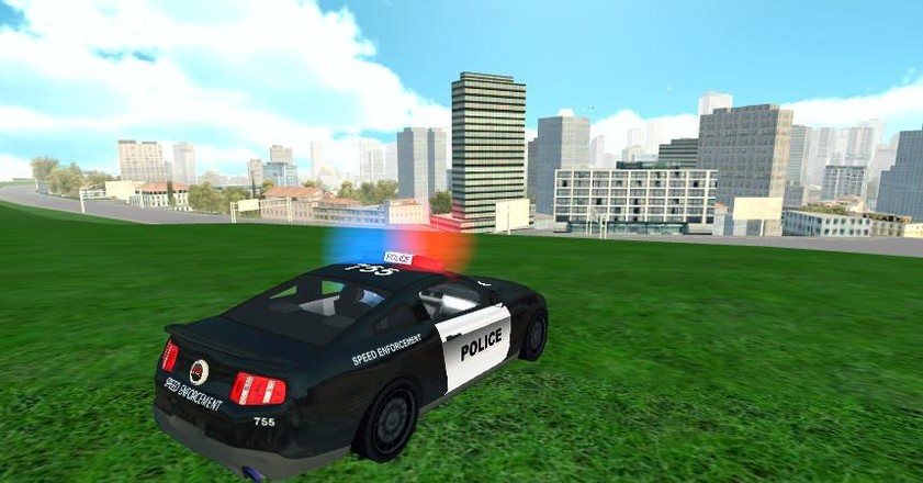 Flying Police Car Simulator截图1