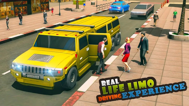 Big City Limo Car Driving Simulator截图5