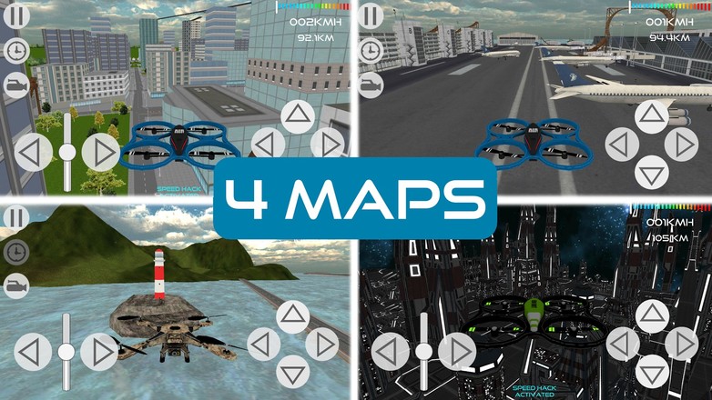 City Drone Flight Simulator截图3