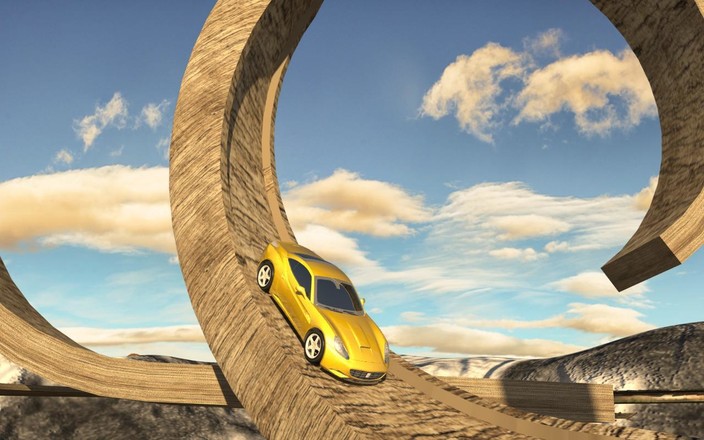 汽车特技3D游戏 - Car Stunts Game 3D截图4