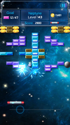 Brick Breaker king : Space Outlaw截图1