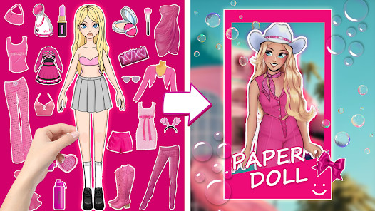 Magic Paper Dolls: DIY换装游戏截图5