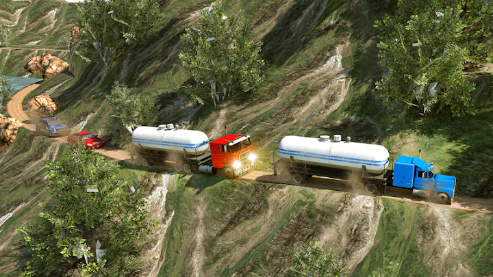 Oil Tanker Truck Simulator: Hill Climb Driving截图8