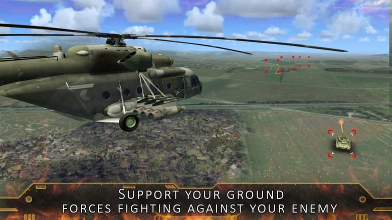 直升机格斗游戏空袭 - 混战截图6