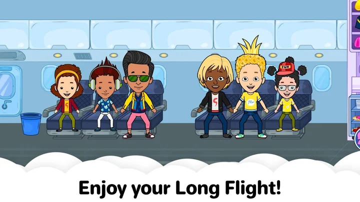 我的机场城市 ：免费儿童城镇飞机游戏截图5