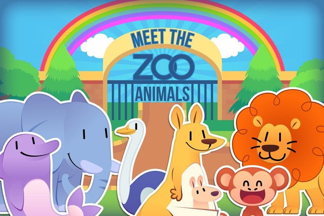 Meet the Zoo Animals - Educational Game For Kids截图1