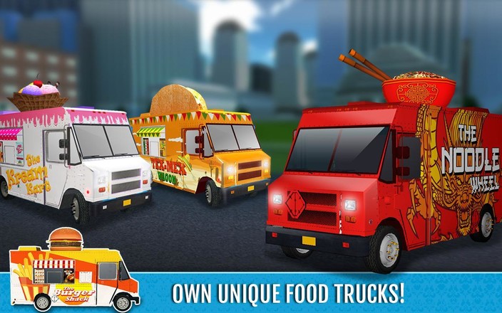 Food Truck Rush Drive & Serve截图3