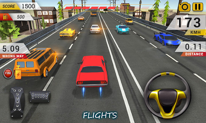 Highway Driving Car Racing Game : Car Games截图2