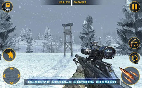 Sniper Battle: Fps shooting 3D截图5