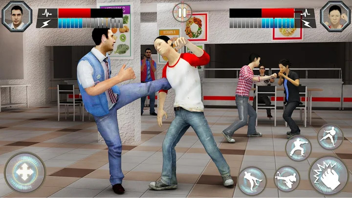 High School Bully Gangster: Karate Fighting Games截图4