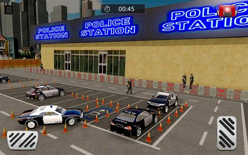 警察 汽车 停車處 游戏 自由截图3