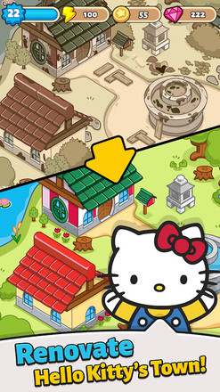 Hello Kitty - Merge Town截图3