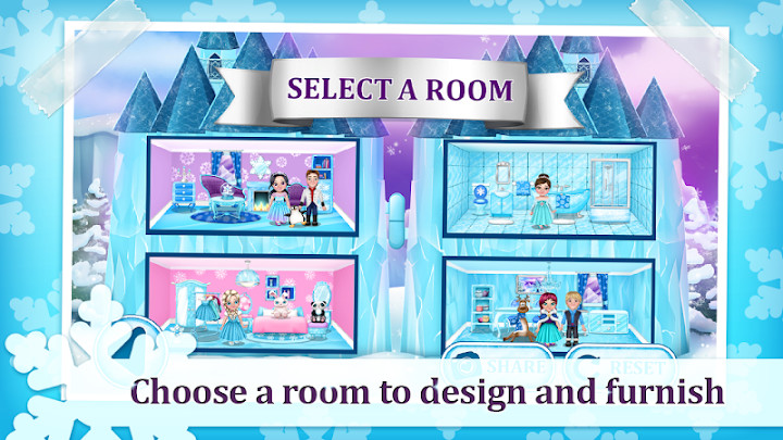 冬季城堡 - 公主游戏与家居装饰截图6