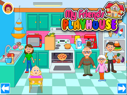 My Pretend House - Kids Family & Dollhouse Games截图3