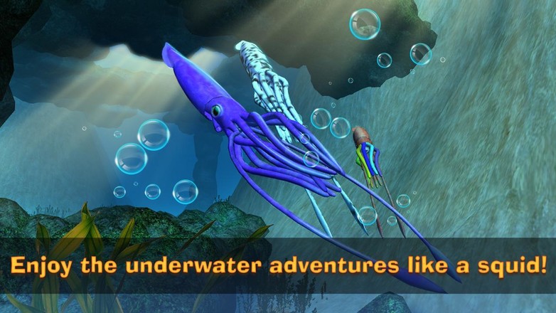 Squid Underwater Life Sim 3D截图3
