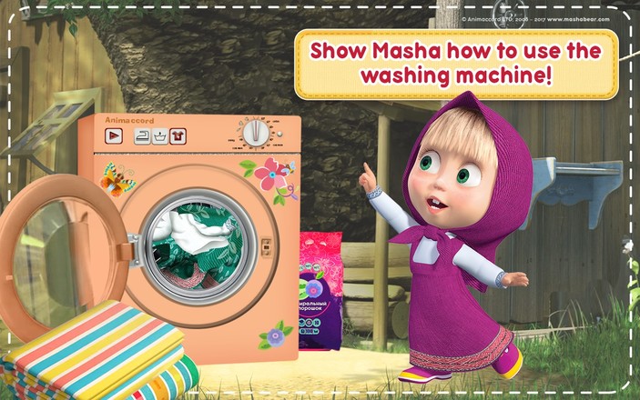 Masha and the Bear: House Cleaning Games for Girls截图6