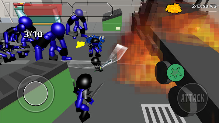 Stickman Sword Fighting 3D截图2