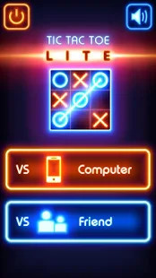 Tic Tac Toe glow - Free Puzzle Game截图2