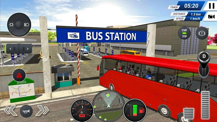 公交车模拟器2019  - 免费 - Bus Simulator 2019 - Free截图3