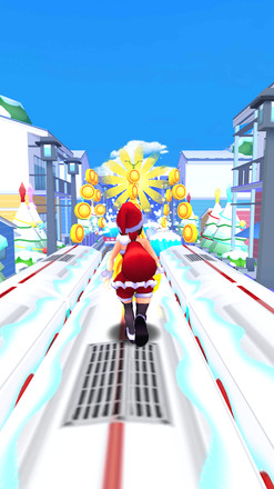 Subway Santa Princess Runner截图4