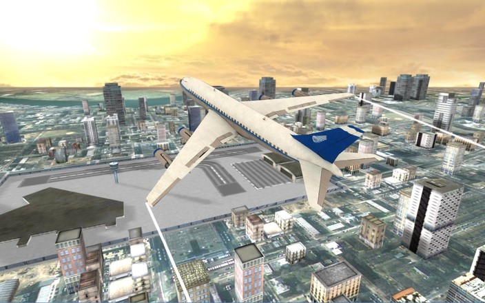Flight Simulator: City Plane截图4