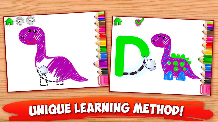 ABC DRAW ? Kids Drawing! Alphabet Games Preschool截图2