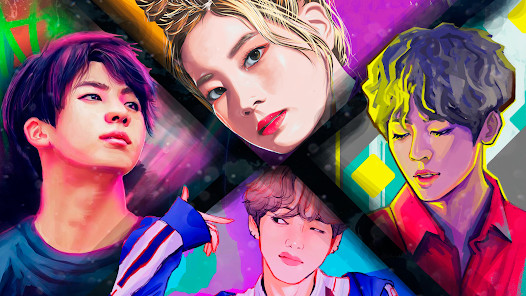 Kpop Paint by Numbers BT21截图5