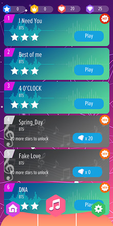 BTS Piano Tiles - Kpop截图3