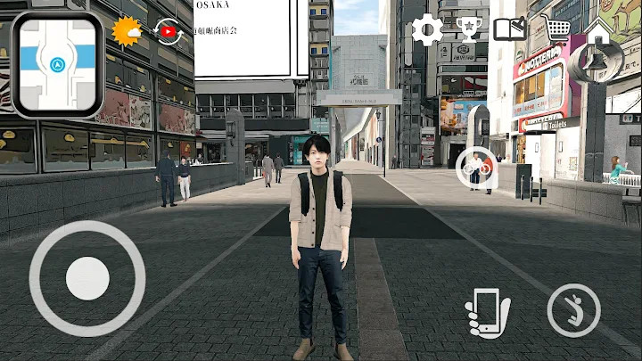 大阪外送员模拟器-日本虚拟旅游 3D截图5