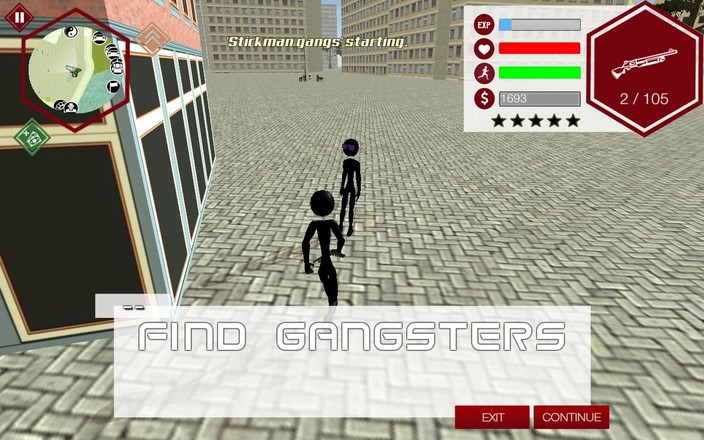 Stickman Gangster截图6