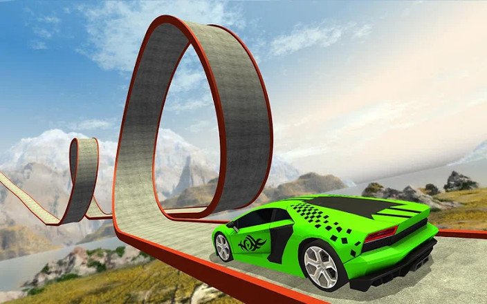 Impossible Car Stunt Game 2020 - Racing Car Games截图3