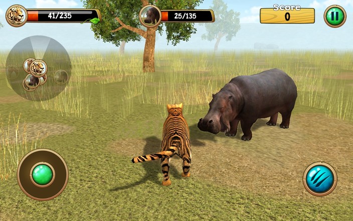 Wild Tiger Simulator 3D截图1