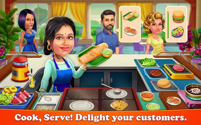 Patiala Babes : Cooking Cafe - Restaurant Game截图5