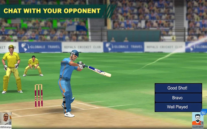 Cricket Lite 3D: World Cricket Bash截图2