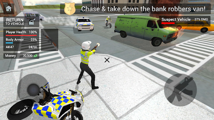 Police Car Driving - Motorbike Riding截图7