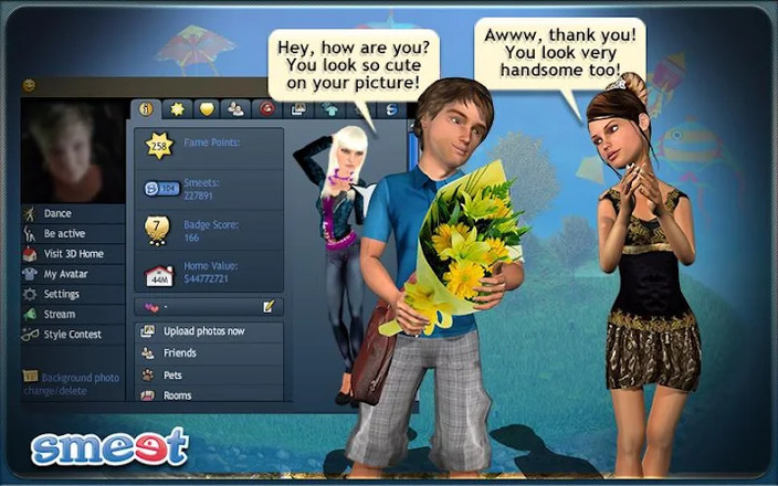 Smeet 3D Social Game Chat截图4
