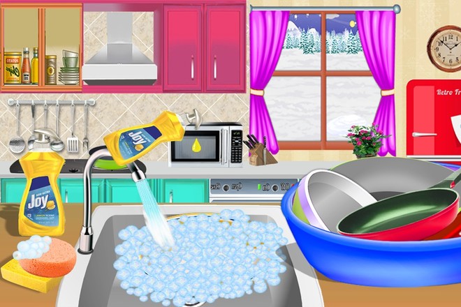 洗碗清洁游戏截图2