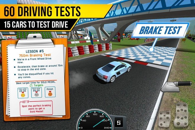 Driving School Test Car Racing截图2