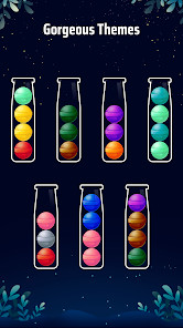 小球分类 - 彩色益智游戏截图1