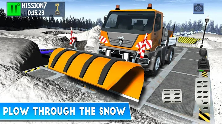冬季滑雪场：雪地车模拟驾驶修改版截图6