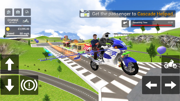 Flying Motorbike Simulator截图5