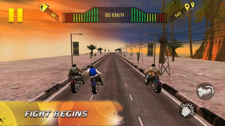 Moto Attack 3D Bike Race 2016截图7