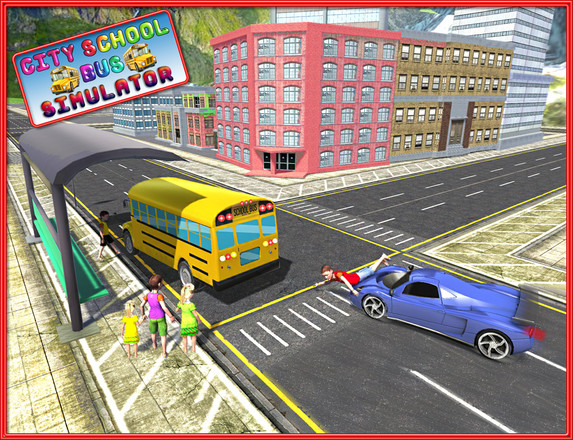 City School Bus Simulator 3D截图9