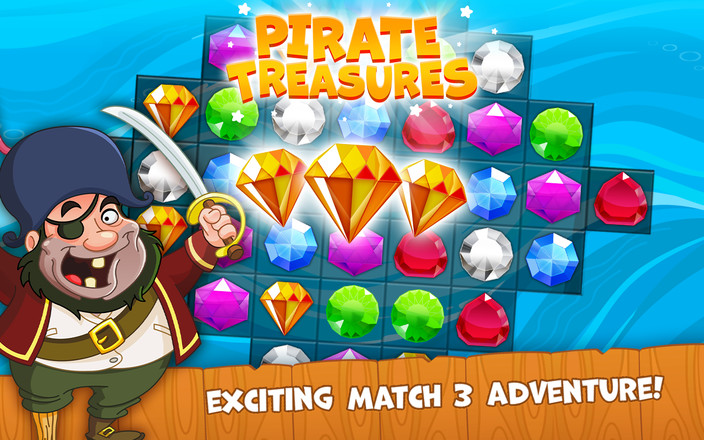 Pirates Treasures - 休闲消除手游截图2