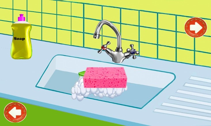洗碗的女孩游戏截图1