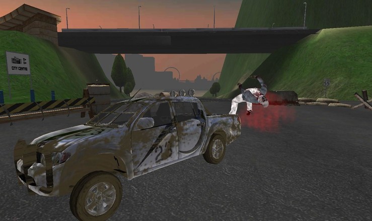 Truck Driving Zombie Road Kill截图3