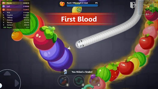 Snake War: Hungry Worm.io Game截图6